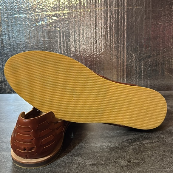 Nisolo Men's Huarache Sandal Brandy. Men’s Size 12.5 - Picture 5 of 8